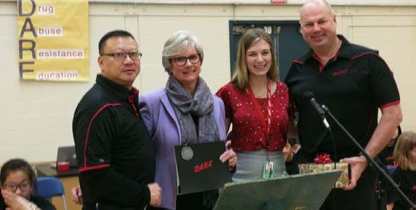 D.A.R.E. Teacher Appreciation Certificate D.A.R.E. Teacher Appreciation Certificate